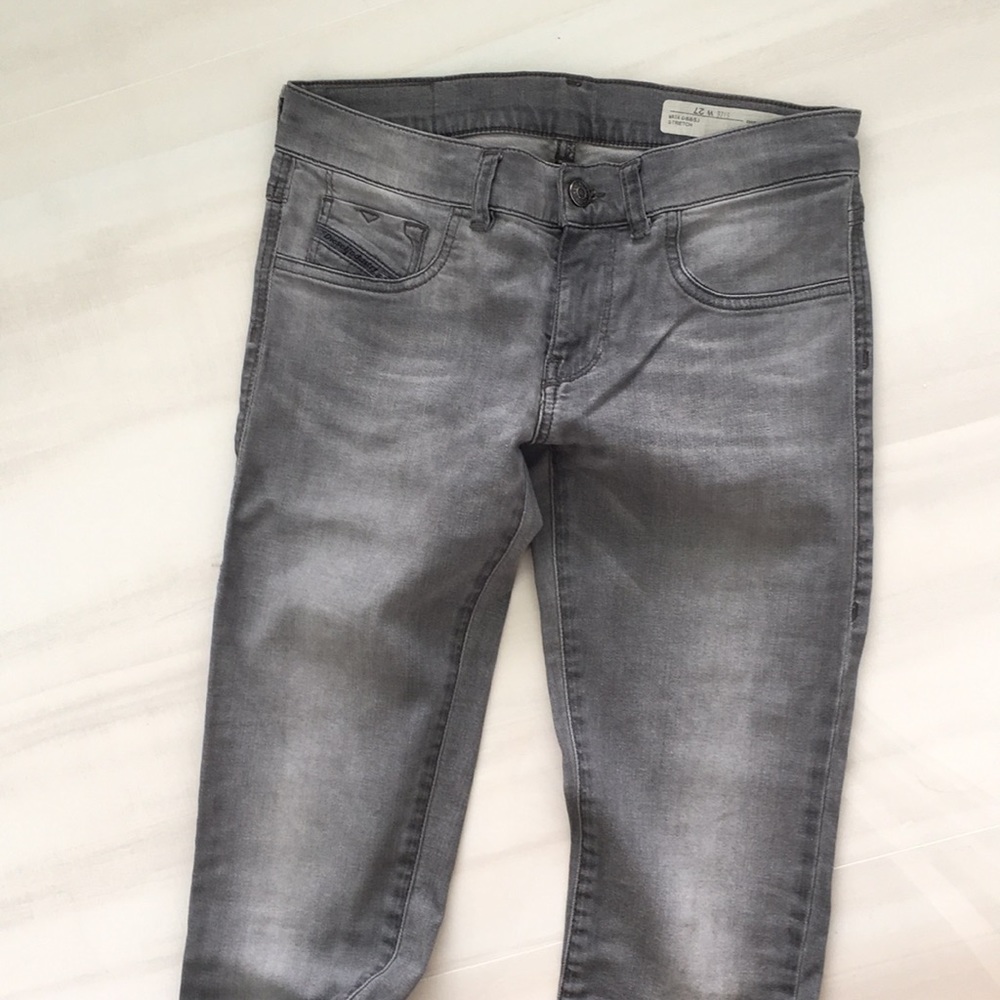 Diesel jeans ss-legging size 27 gray stretch